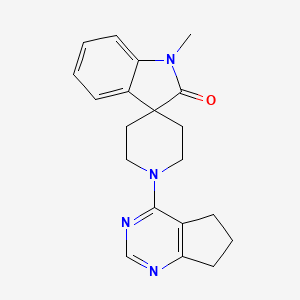 1'-(6,7-dihydro-5H-cyclopenta[d]pyrimidin-4-yl)-1-methylspiro[indole-3,4'-piperidin]-2(1H)-one