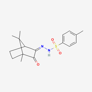 4-methyl-N'-(4,7,7-trimethyl-3-oxobicyclo[2.2.1]hept-2-ylidene)benzenesulfonohydrazide