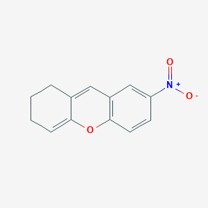 molecular formula C13H11NO3 B5451247 7-nitro-2,3-dihydro-1H-xanthene 