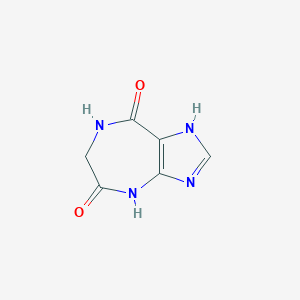 molecular formula C6H6N4O2 B054513 1,4,6,7-四氢咪唑并[4,5-E][1,4]二氮杂卓-5,8-二酮 CAS No. 119584-65-5