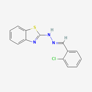 2-chlorobenzaldehyde 1,3-benzothiazol-2-ylhydrazone