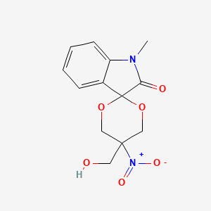 5-(hydroxymethyl)-1'-methyl-5-nitrospiro[1,3-dioxane-2,3'-indol]-2'(1'H)-one