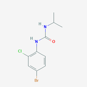 molecular formula C10H12BrClN2O B5451522 N-(4-bromo-2-chlorophenyl)-N'-isopropylurea 