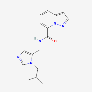 N-[(1-isobutyl-1H-imidazol-5-yl)methyl]pyrazolo[1,5-a]pyridine-7-carboxamide