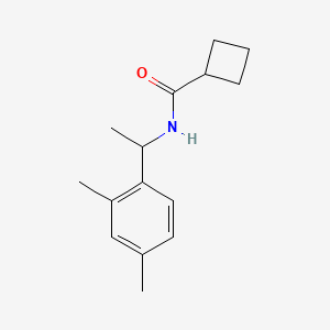 N-[1-(2,4-dimethylphenyl)ethyl]cyclobutanecarboxamide