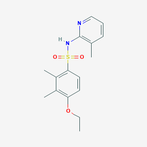 4-ethoxy-2,3-dimethyl-N-(3-methylpyridin-2-yl)benzenesulfonamide