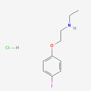 molecular formula C10H15ClINO B5451681 N-ethyl-2-(4-iodophenoxy)ethanamine;hydrochloride 