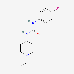 N-(1-ETHYL-4-PIPERIDYL)-N'-(4-FLUOROPHENYL)UREA