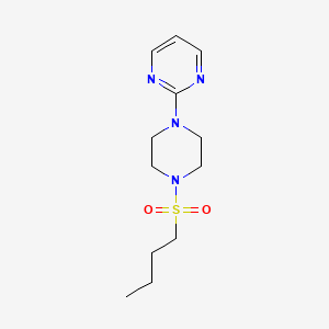 molecular formula C12H20N4O2S B5451720 1-(BUTYLSULFONYL)-4-(2-PYRIMIDINYL)PIPERAZINE 