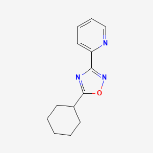 2-(5-cyclohexyl-1,2,4-oxadiazol-3-yl)pyridine