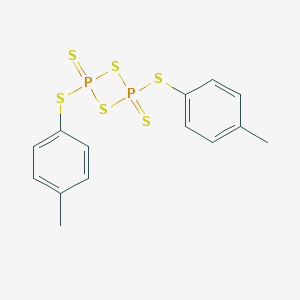 B054519 2,4-Bis(p-tolylthio)-1,3-dithia-2,4-diphosphetane-2,4-disulfide CAS No. 114234-09-2