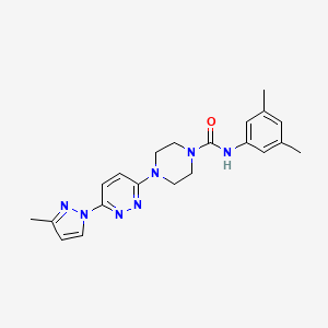 N-(3,5-dimethylphenyl)-4-[6-(3-methyl-1H-pyrazol-1-yl)-3-pyridazinyl]-1-piperazinecarboxamide