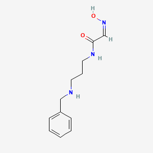 (2Z)-N-[3-(benzylamino)propyl]-2-hydroxyiminoacetamide