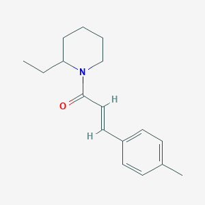 (2E)-1-(2-ethylpiperidin-1-yl)-3-(4-methylphenyl)prop-2-en-1-one