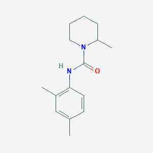 molecular formula C15H22N2O B5452130 N-(2,4-dimethylphenyl)-2-methylpiperidine-1-carboxamide 