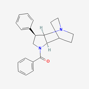 phenyl-[(2R,3R,6R)-3-phenyl-1,5-diazatricyclo[5.2.2.02,6]undecan-5-yl]methanone