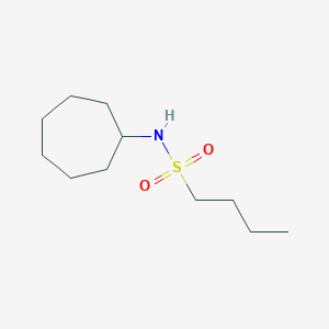 N-cycloheptylbutane-1-sulfonamide