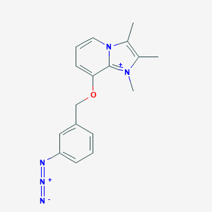 B054524 8-(3-Azidophenylmethoxy)-1,2,3-trimethylimidazol(1,2-a)pyridinium CAS No. 120722-00-1