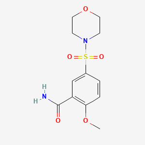 2-methoxy-5-(4-morpholinylsulfonyl)benzamide