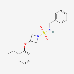 N-benzyl-3-(2-ethylphenoxy)azetidine-1-sulfonamide