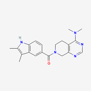 7-[(2,3-dimethyl-1H-indol-5-yl)carbonyl]-N,N-dimethyl-5,6,7,8-tetrahydropyrido[3,4-d]pyrimidin-4-amine