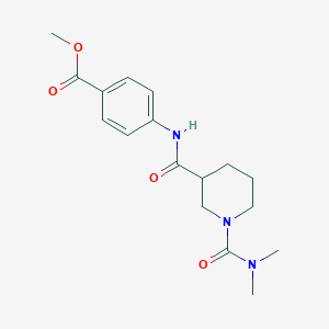 METHYL 4-[1-(DIMETHYLCARBAMOYL)PIPERIDINE-3-AMIDO]BENZOATE