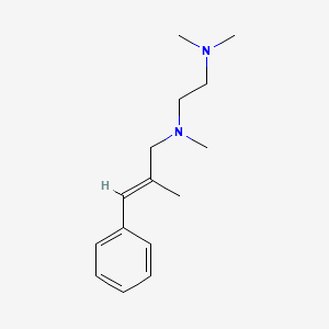 molecular formula C15H24N2 B5452733 N,N,N'-trimethyl-N'-(2-methyl-3-phenyl-2-propen-1-yl)-1,2-ethanediamine 