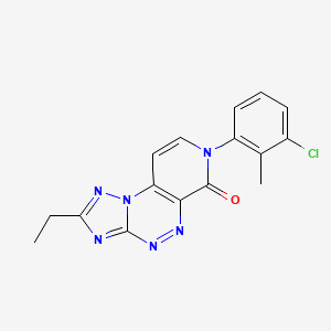 7-(3-chloro-2-methylphenyl)-2-ethylpyrido[4,3-e][1,2,4]triazolo[5,1-c][1,2,4]triazin-6(7H)-one