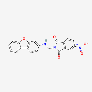 molecular formula C21H13N3O5 B5452753 2-[(dibenzo[b,d]furan-3-ylamino)methyl]-5-nitro-1H-isoindole-1,3(2H)-dione 