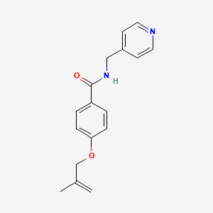 4-[(2-methyl-2-propen-1-yl)oxy]-N-(4-pyridinylmethyl)benzamide