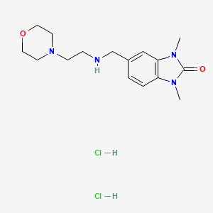 1,3-dimethyl-5-({[2-(4-morpholinyl)ethyl]amino}methyl)-1,3-dihydro-2H-benzimidazol-2-one dihydrochloride