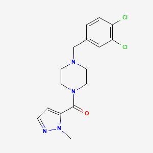 [4-(3,4-DICHLOROBENZYL)PIPERAZINO](1-METHYL-1H-PYRAZOL-5-YL)METHANONE