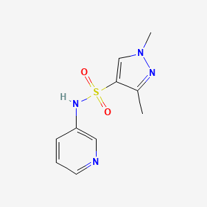 13-DIMETHYL-N-(PYRIDIN-3-YL)-1H-PYRAZOLE-4-SULFONAMIDE