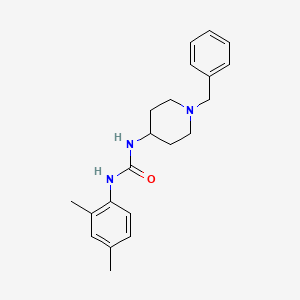 molecular formula C21H27N3O B5453071 1-(1-Benzylpiperidin-4-yl)-3-(2,4-dimethylphenyl)urea 