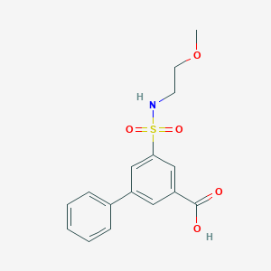 5-{[(2-methoxyethyl)amino]sulfonyl}biphenyl-3-carboxylic acid