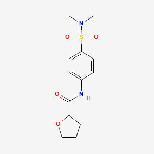 N-[4-(dimethylsulfamoyl)phenyl]oxolane-2-carboxamide