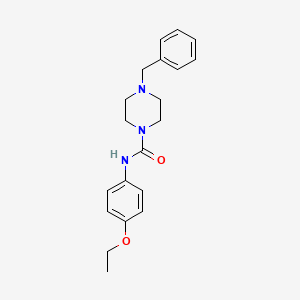 molecular formula C20H25N3O2 B5453332 4-benzyl-N-(4-ethoxyphenyl)piperazine-1-carboxamide 