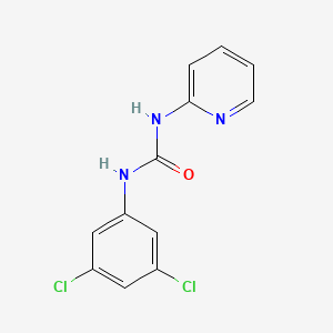 molecular formula C12H9Cl2N3O B5453354 1-(3,5-Dichlorophenyl)-3-pyridin-2-ylurea 