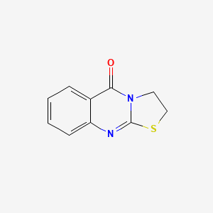 molecular formula C10H8N2OS B5453578 2,3-dihydro-5H-[1,3]thiazolo[2,3-b]quinazolin-5-one CAS No. 16024-88-7