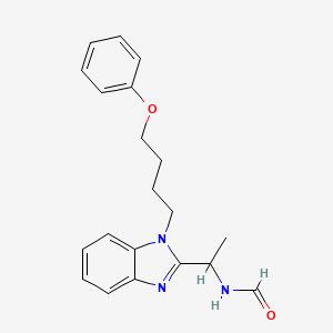 N-{1-[1-(4-phenoxybutyl)-1H-benzimidazol-2-yl]ethyl}formamide