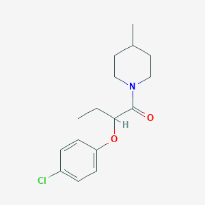 2-(4-Chlorophenoxy)-1-(4-methylpiperidin-1-yl)butan-1-one