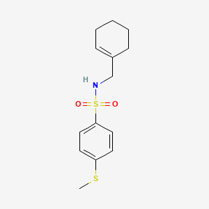 N-(1-cyclohexen-1-ylmethyl)-4-(methylthio)benzenesulfonamide