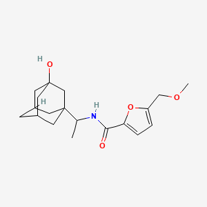 N-[1-(3-hydroxy-1-adamantyl)ethyl]-5-(methoxymethyl)-2-furamide