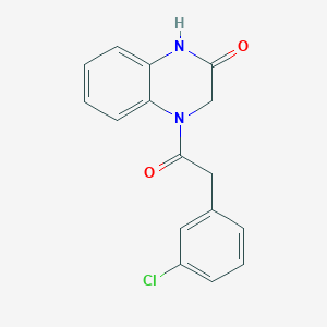 4-[(3-chlorophenyl)acetyl]-3,4-dihydro-2(1H)-quinoxalinone