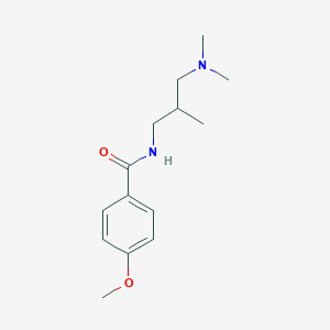 N-[3-(dimethylamino)-2-methylpropyl]-4-methoxybenzamide