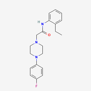 N-(2-ethylphenyl)-2-[4-(4-fluorophenyl)piperazin-1-yl]acetamide