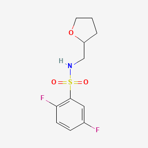 2,5-difluoro-N-(tetrahydro-2-furanylmethyl)benzenesulfonamide