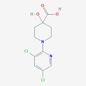 1-(3,5-dichloropyridin-2-yl)-4-hydroxypiperidine-4-carboxylic acid