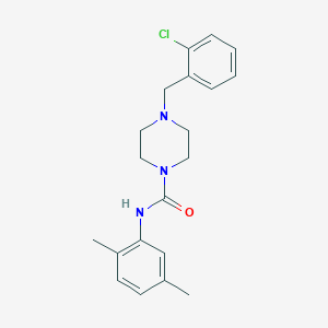 4-(2-chlorobenzyl)-N-(2,5-dimethylphenyl)-1-piperazinecarboxamide