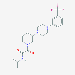 N-isopropyl-2-oxo-2-(3-{4-[3-(trifluoromethyl)phenyl]-1-piperazinyl}-1-piperidinyl)acetamide